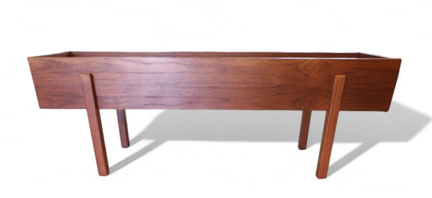 Larger Danish Flower Table in Teak, 1960s-BPJ-2027042