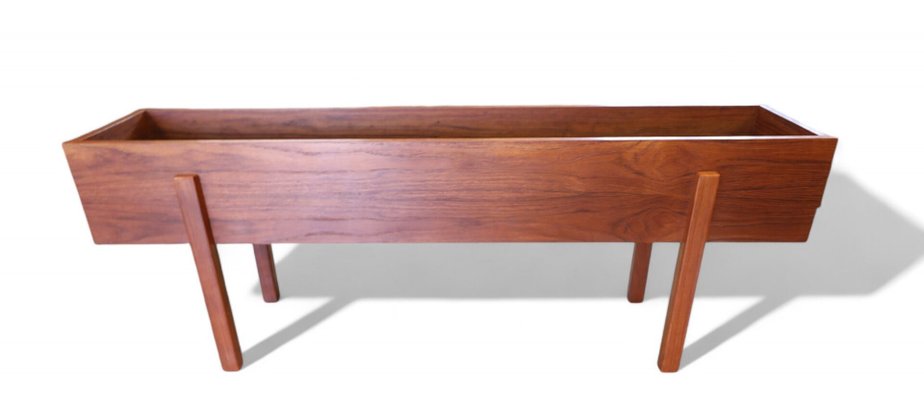 Larger Danish Flower Table in Teak, 1960s-BPJ-2027042