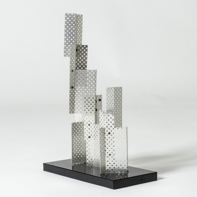 Lars Erik Falk, Sculpture, 1968, Aluminum & Wood-NL-1383713