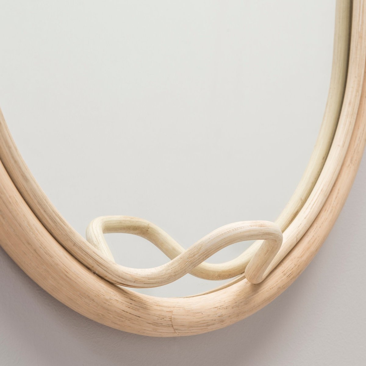 Lasso Round Rattan Mirror by AC/AL Studio for ORCHID EDITION