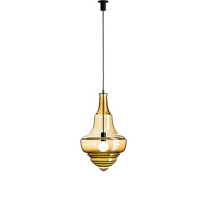Neverending Glory Prague Estrate Theatre Pendant Lamp by Lasvit #M / Smoke