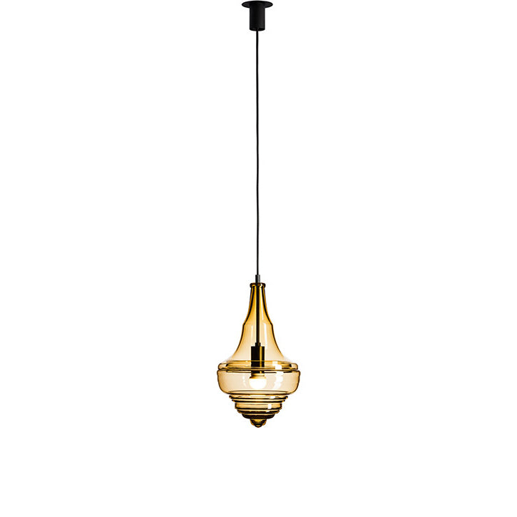 Neverending Glory Prague Estrate Theatre Pendant Lamp by Lasvit #S / Smoke