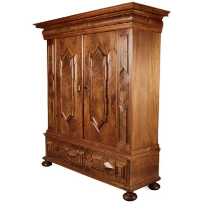 Late 17th Century Renaissance Walnut Cabinet, 1700s-DXD-2033238