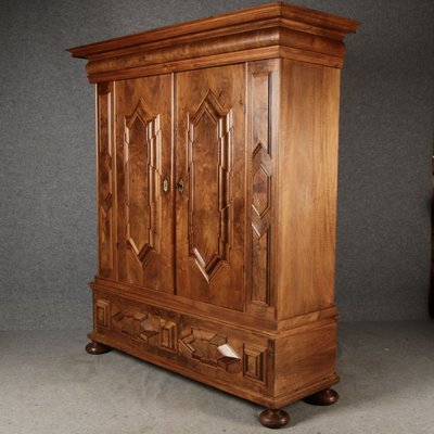 Late 17th Century Renaissance Walnut Cabinet, 1700s-DXD-2033238