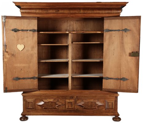 Late 17th Century Renaissance Walnut Cabinet, 1700s-DXD-2033238