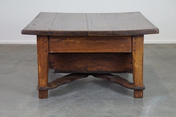 Late 18 Century Spanish Coffee Table with Drawer-HPP-1823344