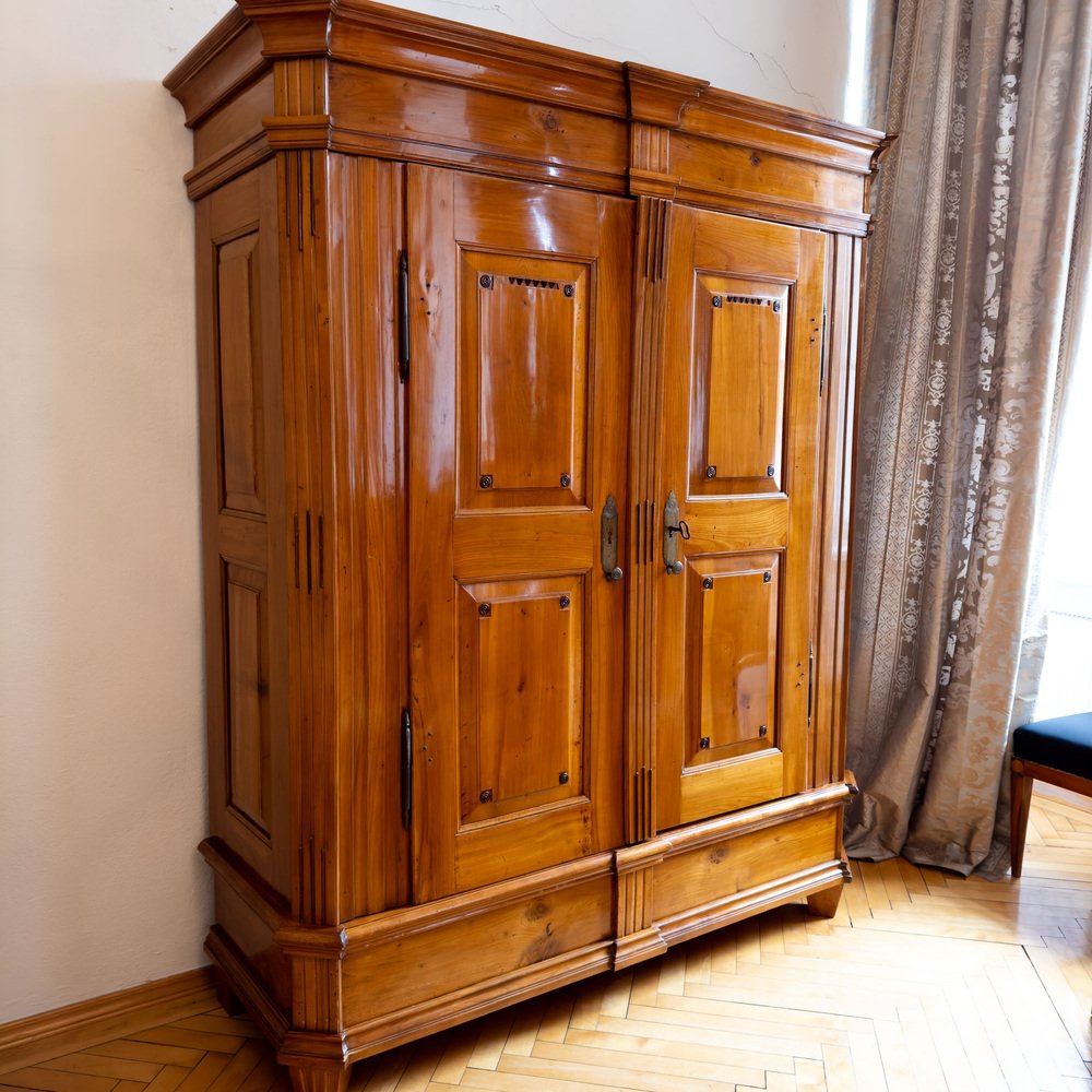 Late 18th Century Cherrywood Wardrobe