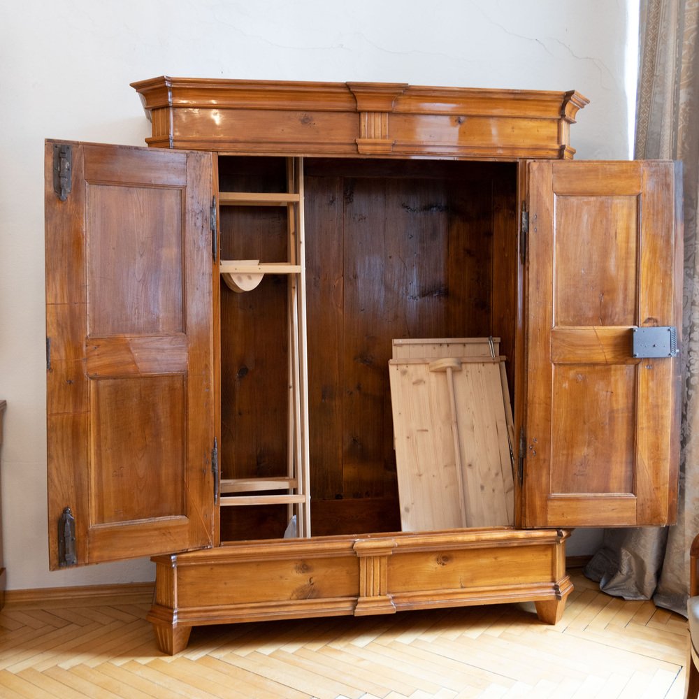 Late 18th Century Cherrywood Wardrobe