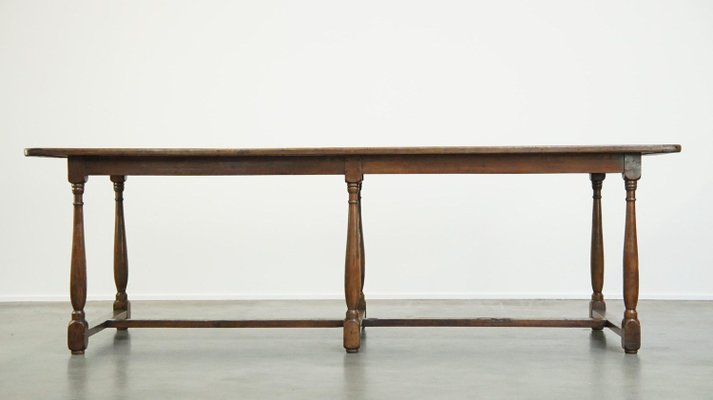 Late 18th Century English 10-Seater Oak Dining Table-HPP-2024319