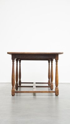 Late 18th Century English 10-Seater Oak Dining Table-HPP-2024319