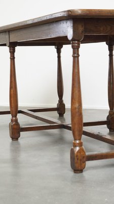 Late 18th Century English 10-Seater Oak Dining Table-HPP-2024319