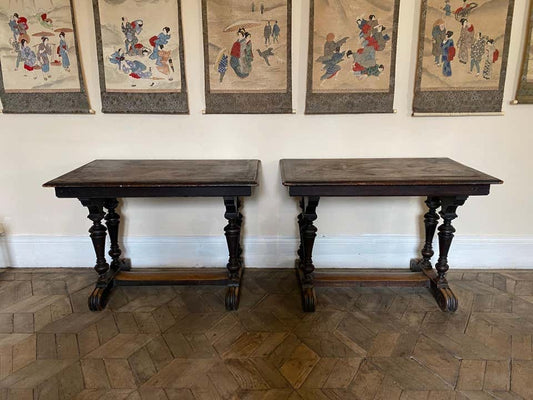 Late 18th Century Flemish Estaminet Tables, Set of 2