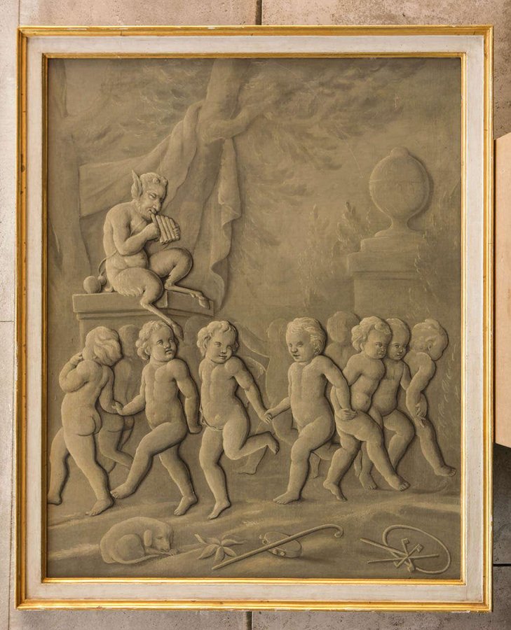 Late-18th Century French Grisaille Painting