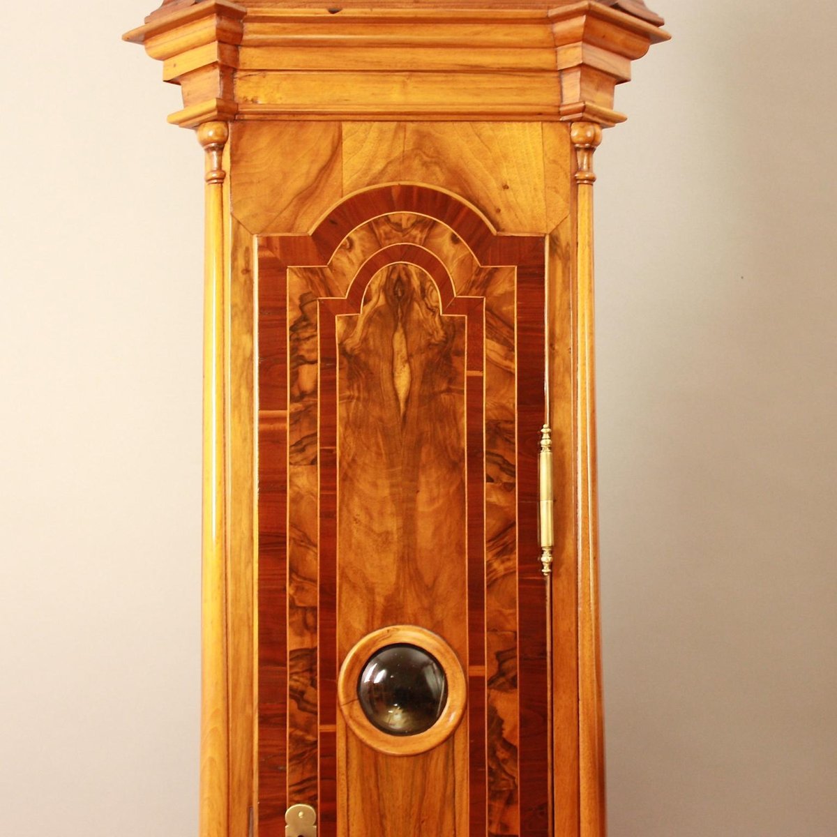 Late-18th Century German Marquetry Longcase Clock by Johann Wilhelm Wellershaus