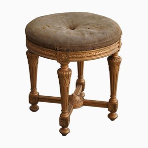 Late 18th Century Gustavian Swedish Round Stool-MXF-1385308