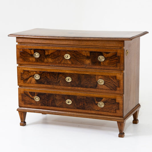 Late 18th Century Louis Seize Chest of Drawers with Side Lock, Nuremberg