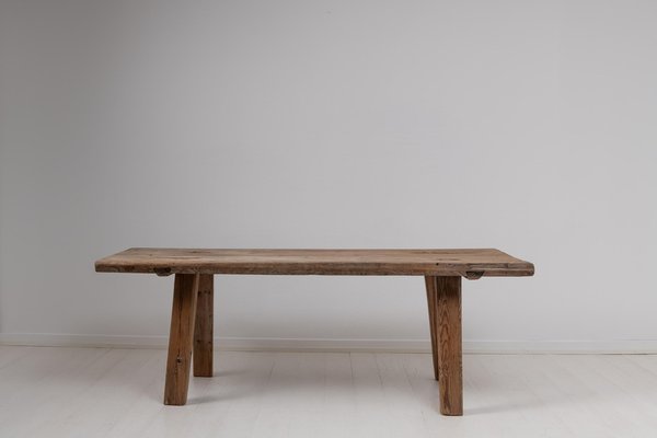 Late 18th Century Swedish Folk Art Pine Table-MJF-1105113