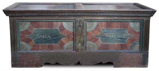 Late 18th Century Tyrolean Painted Chest