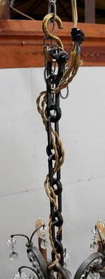 Late-19th Century Bronze Half-Cage Chandelier-RVK-753600