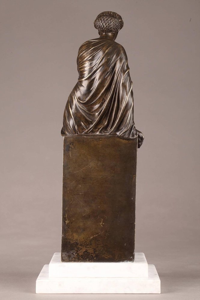 Late 19th Century Bronze Suzanne Statue by Eugene-Antoine Aizelin