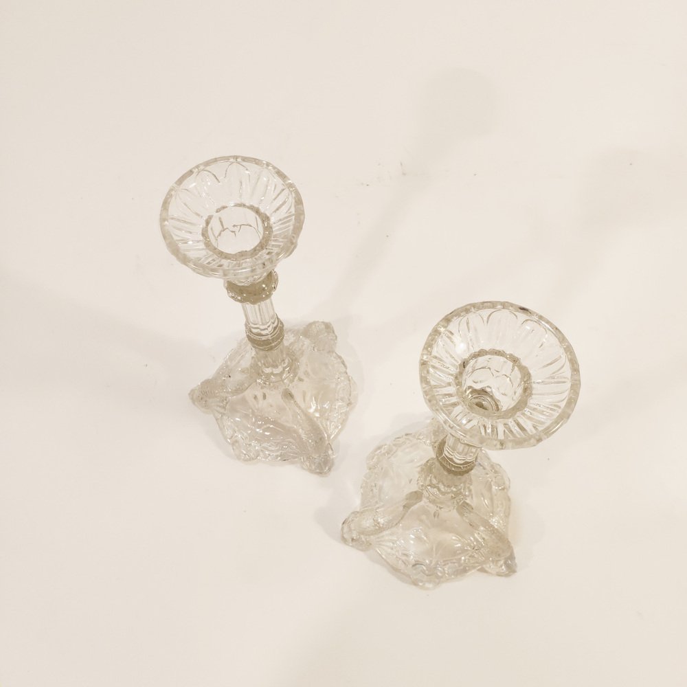 Late 19th Century Candleholders by Vallerysthal & Portieux, Set of 2