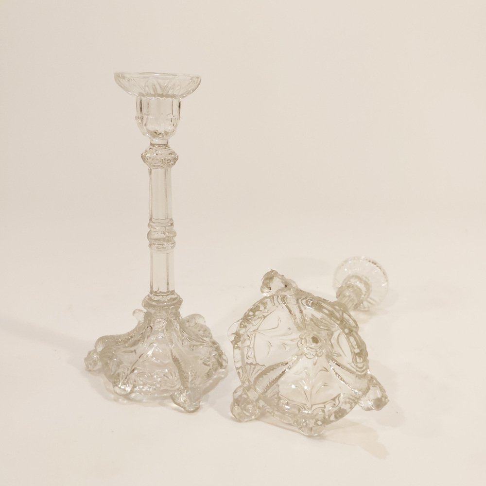 Late 19th Century Candleholders by Vallerysthal & Portieux, Set of 2