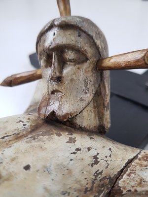 Late 19th Century Carved Crucifix-IND-954145