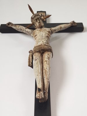 Late 19th Century Carved Crucifix-IND-954145