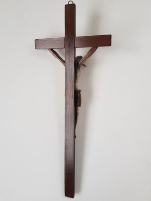 Late 19th Century Carved Crucifix-IND-954145