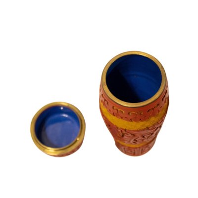 Late 19th Century Chositsu Cylindrical Chinese Box, China, 1850s-UZ-2041572