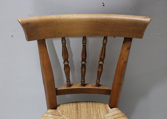 Late 19th Century Dining Chairs in Blonde Cherry, Set of 6-RVK-1438325