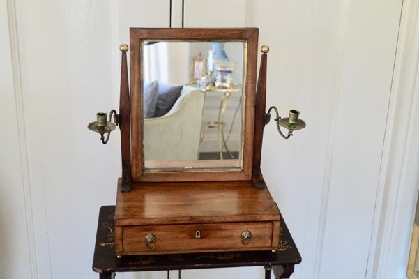 Late 19th Century English Mahogany Dressing Mirror-DVX-901015