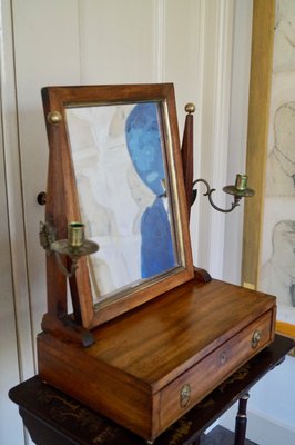 Late 19th Century English Mahogany Dressing Mirror-DVX-901015