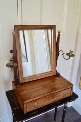 Late 19th Century English Mahogany Dressing Mirror-DVX-901015