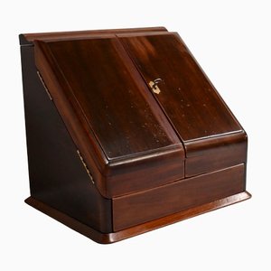 Late 19th Century English Mahogany Mailbox-RVK-1420420