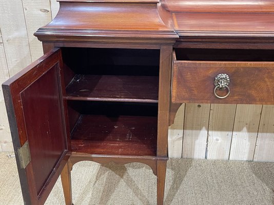 Late 19th Century English Mahogany Serving Buffet-QYF-1175105