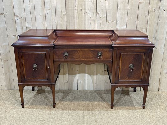 Late 19th Century English Mahogany Serving Buffet-QYF-1175105