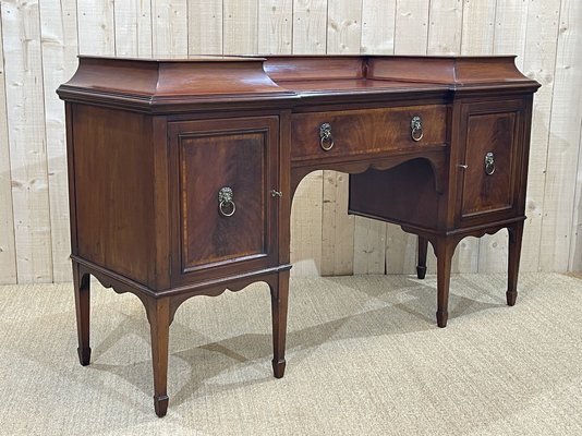 Late 19th Century English Mahogany Serving Buffet-QYF-1175105