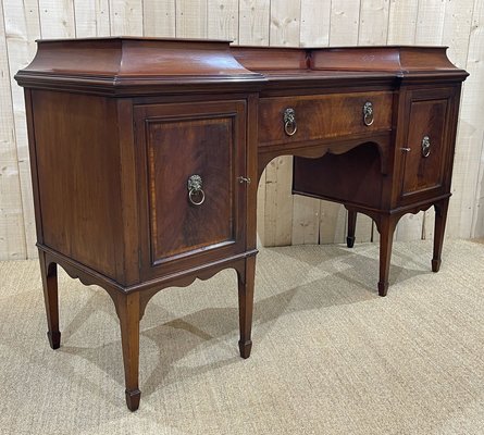 Late 19th Century English Mahogany Serving Buffet-QYF-1175105