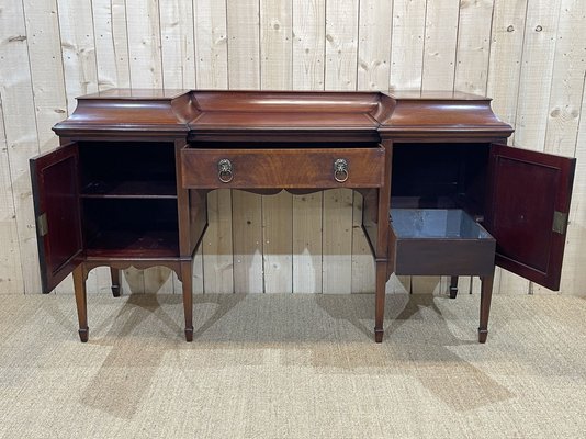 Late 19th Century English Mahogany Serving Buffet-QYF-1175105