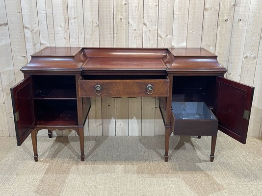 Late 19th Century English Mahogany Serving Buffet-QYF-1175105