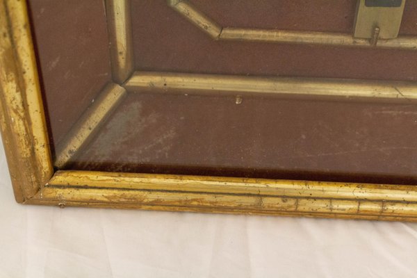 Late-19th Century French Crucifix with Frame-RIU-772955