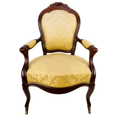 Late 19th Century French Louis Philippe Style Armchair-KEG-1086681