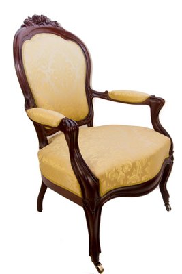 Late 19th Century French Louis Philippe Style Armchair-KEG-1086681