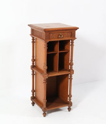 Late 19th Century French Oak Henri II Cabinet-MY-809935