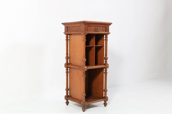 Late 19th Century French Oak Henri II Cabinet-MY-809935