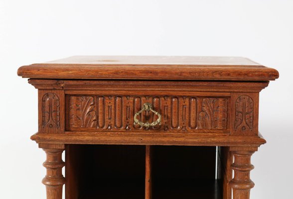 Late 19th Century French Oak Henri II Cabinet-MY-809935