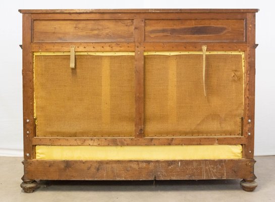 Late-19th Century French Provincial Oak High Back Bench, 1890s-RIU-713057