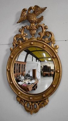 Late-19th Century Gilded Wood Witch Mirror-RVK-776128