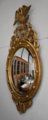 Late-19th Century Gilded Wood Witch Mirror-RVK-776128